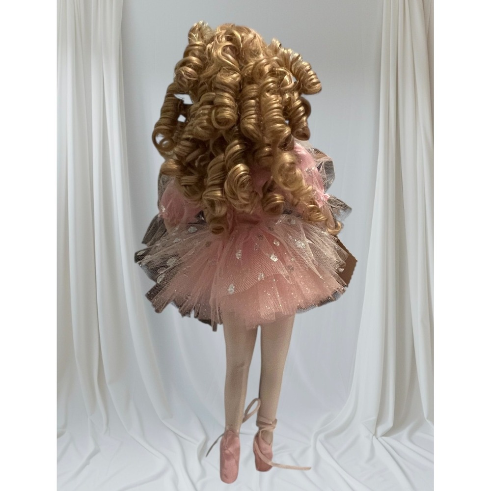 Victorian Rose 1997 Brass Key Porcelain Ballerina 16" Melissa Jane Limited Ed - Picture 7 of 16